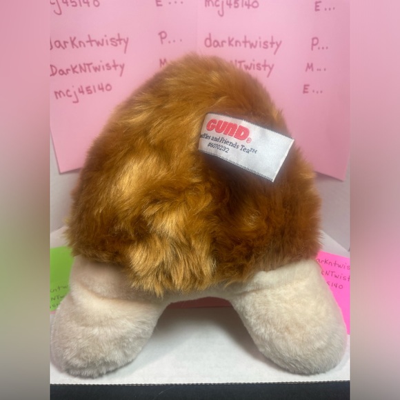 BNWT GUND SNUFFLES AND FRIENDS, TEA HedgeHog Adorable in Gund Plastic - Picture 3 of 11